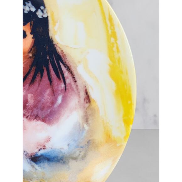 Spring Blossoms Children Of The Sun Year 1987 Fine China 8 1/2" Plate Wall Decor - Picture 7 of 13